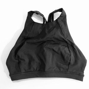 lululemon Free To Be Serene High Neck Sports Bra - Size 4, Black